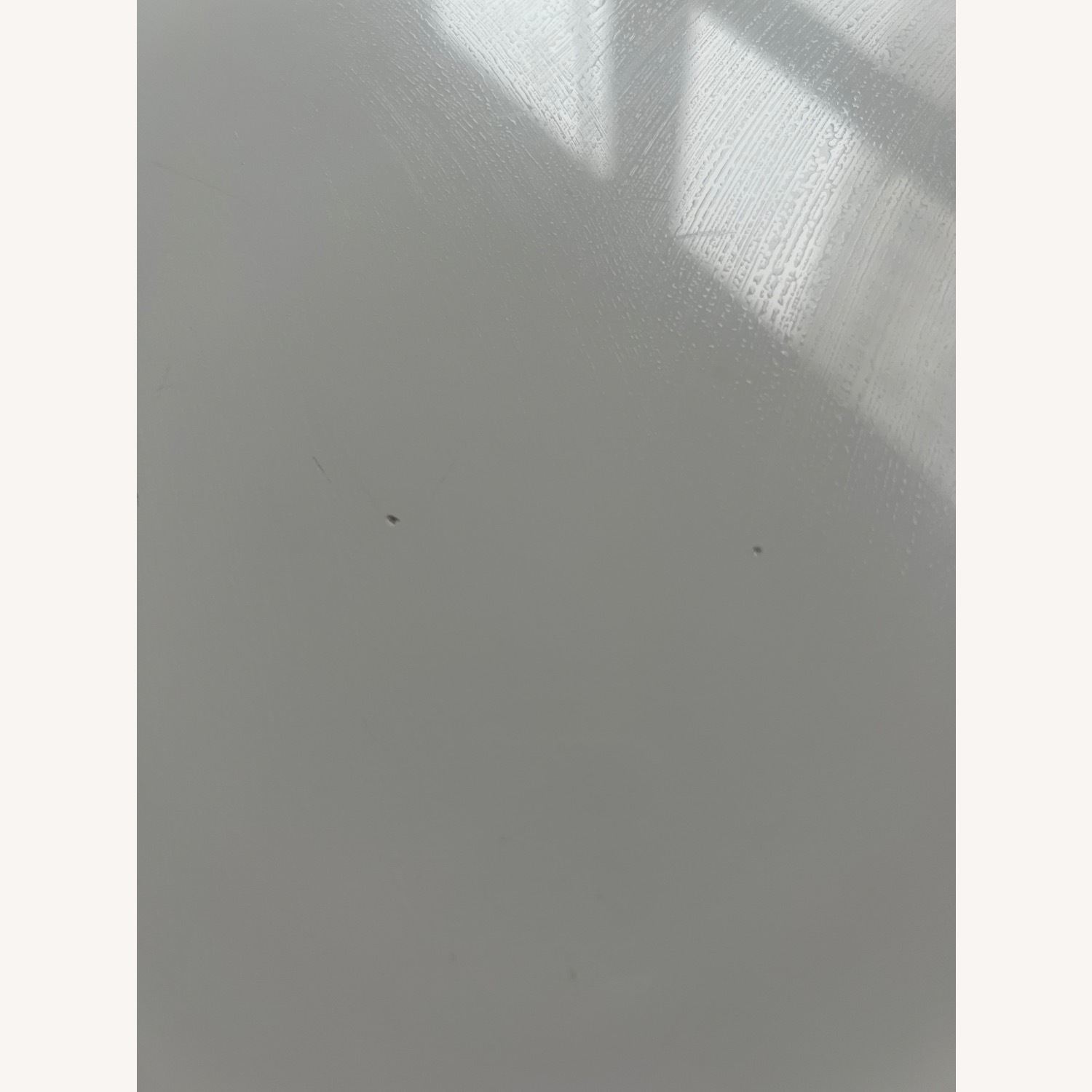 CB2 White Runway Lacquer Desk - image-3