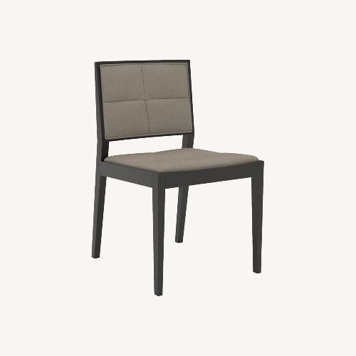 Used Manila Leather Stackable Wood Chair for sale on AptDeco