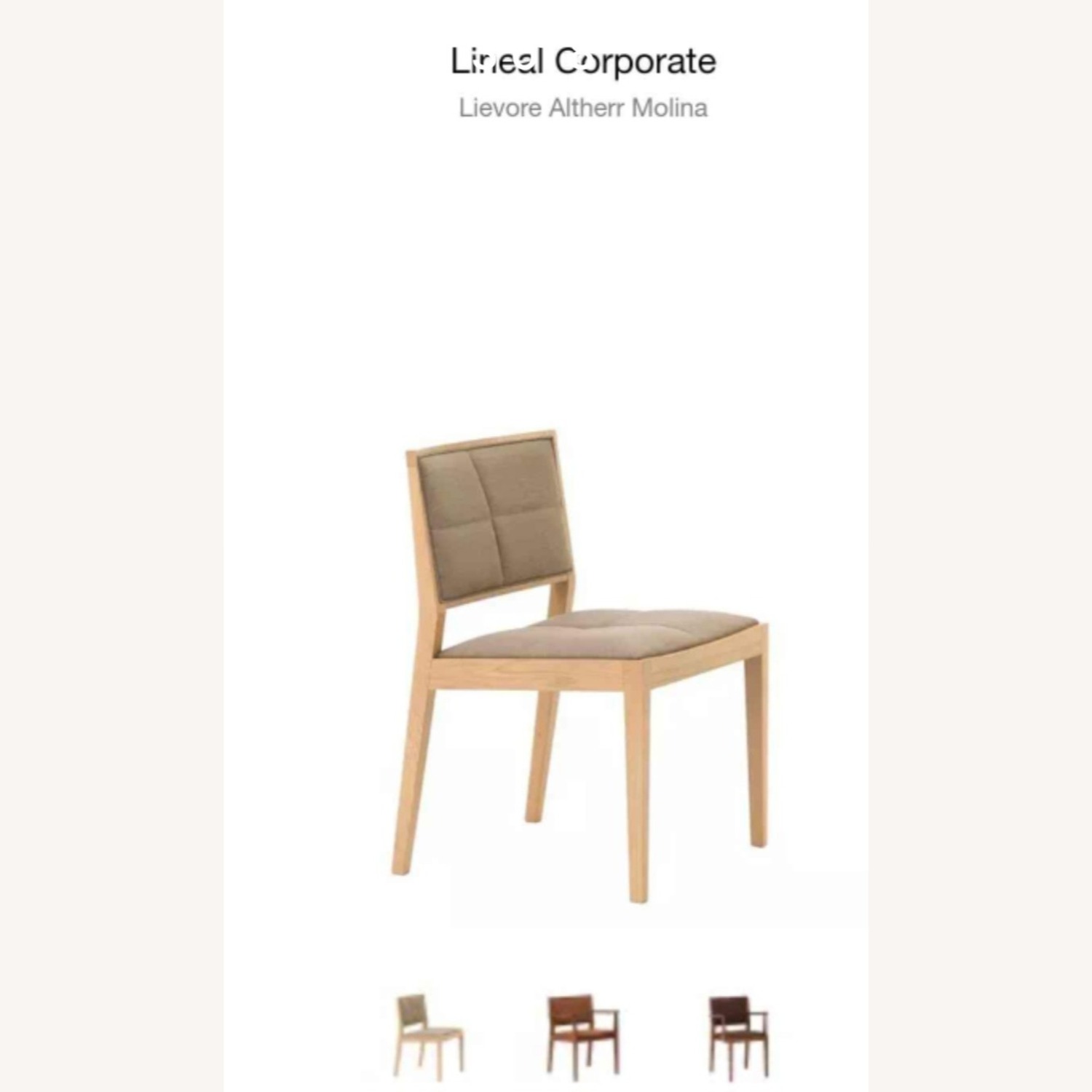 Manila Leather Stackable Wood Chair - image-4