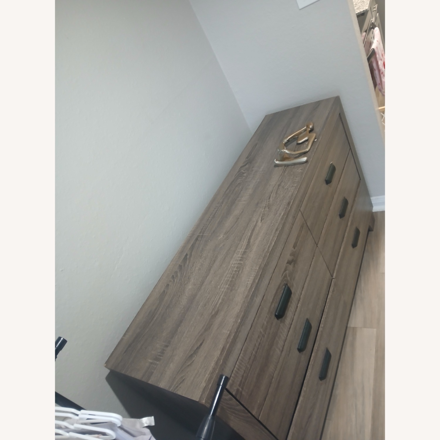 Milsie Grey Wood 33" 6 Drawer Dresser - image-2