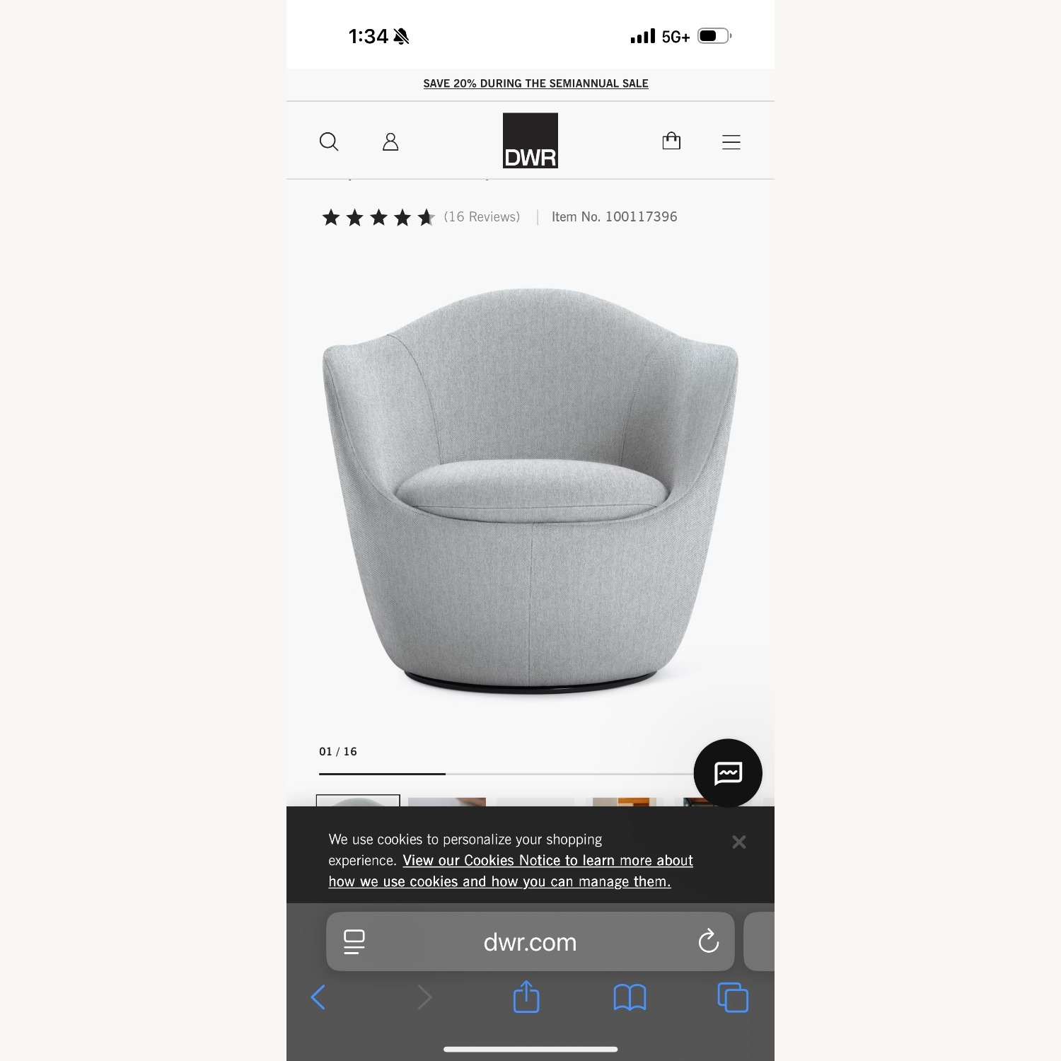 Design Within Reach Swivel Chairs  - image-3