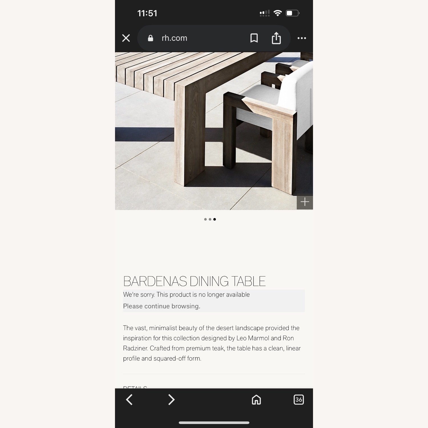 Marmol Radziner Ranch Dining Table & 6 Chairs - image-17