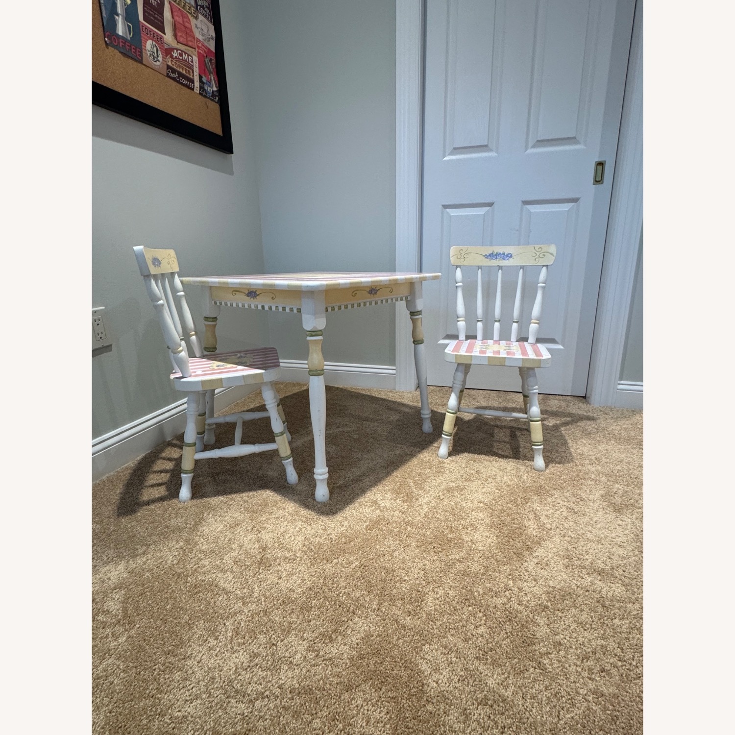 Painted Children’s Table & Chairs - image-2