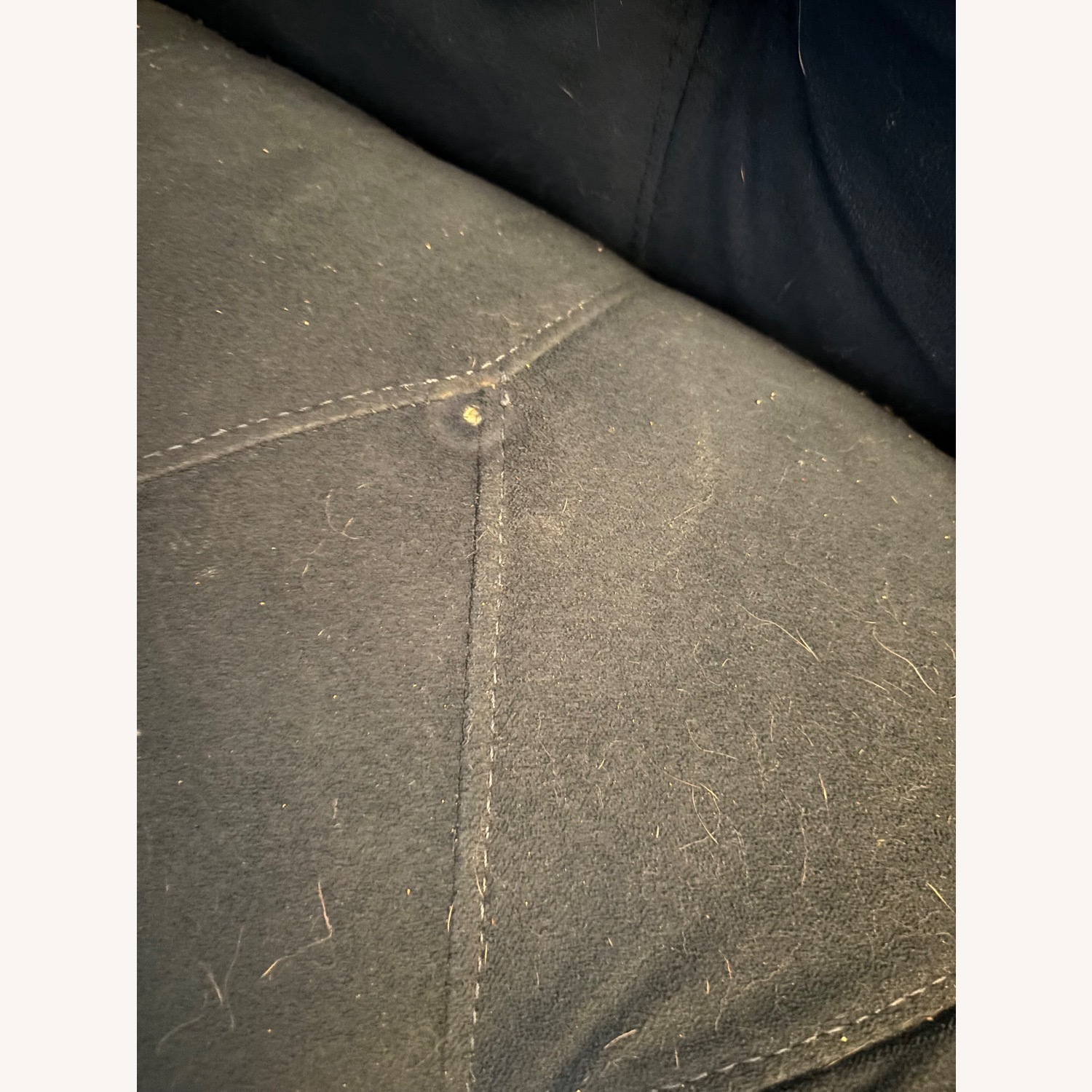 Navy Blue Tufted Couch - image-4