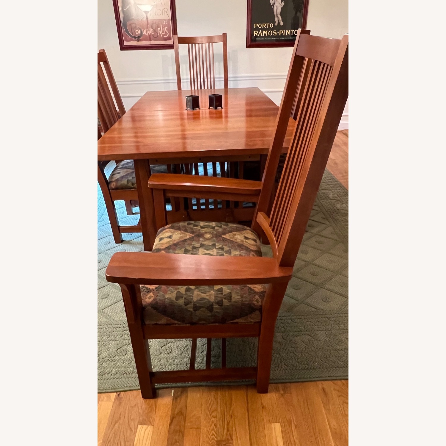 Kincaid Mission Style Dining Table + 8 Chairs - image-3