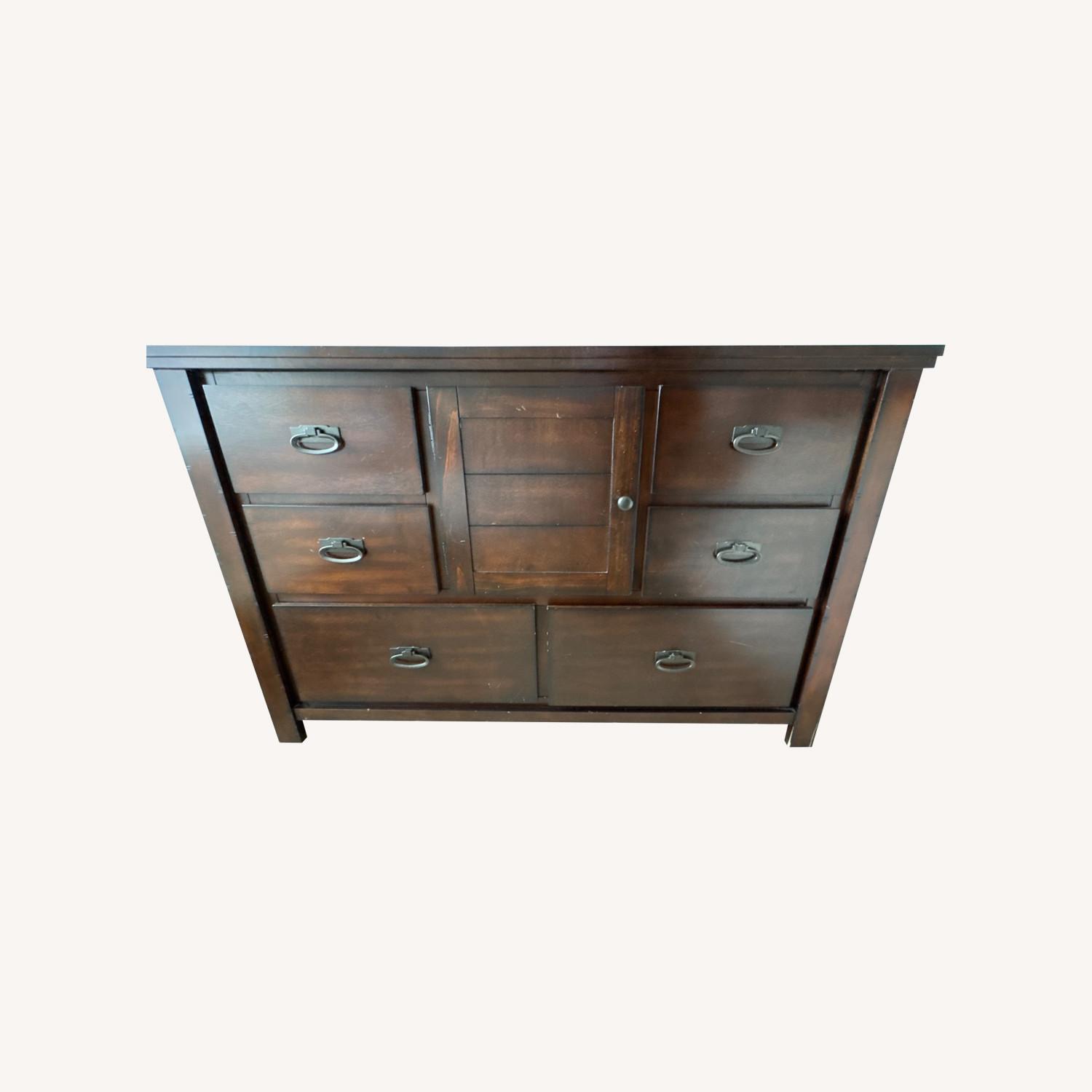 Dark Brown Dresser - image-0