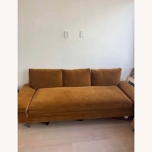 Used Soho Home Bristol 3-Seater Sofa Velvet  for sale on AptDeco