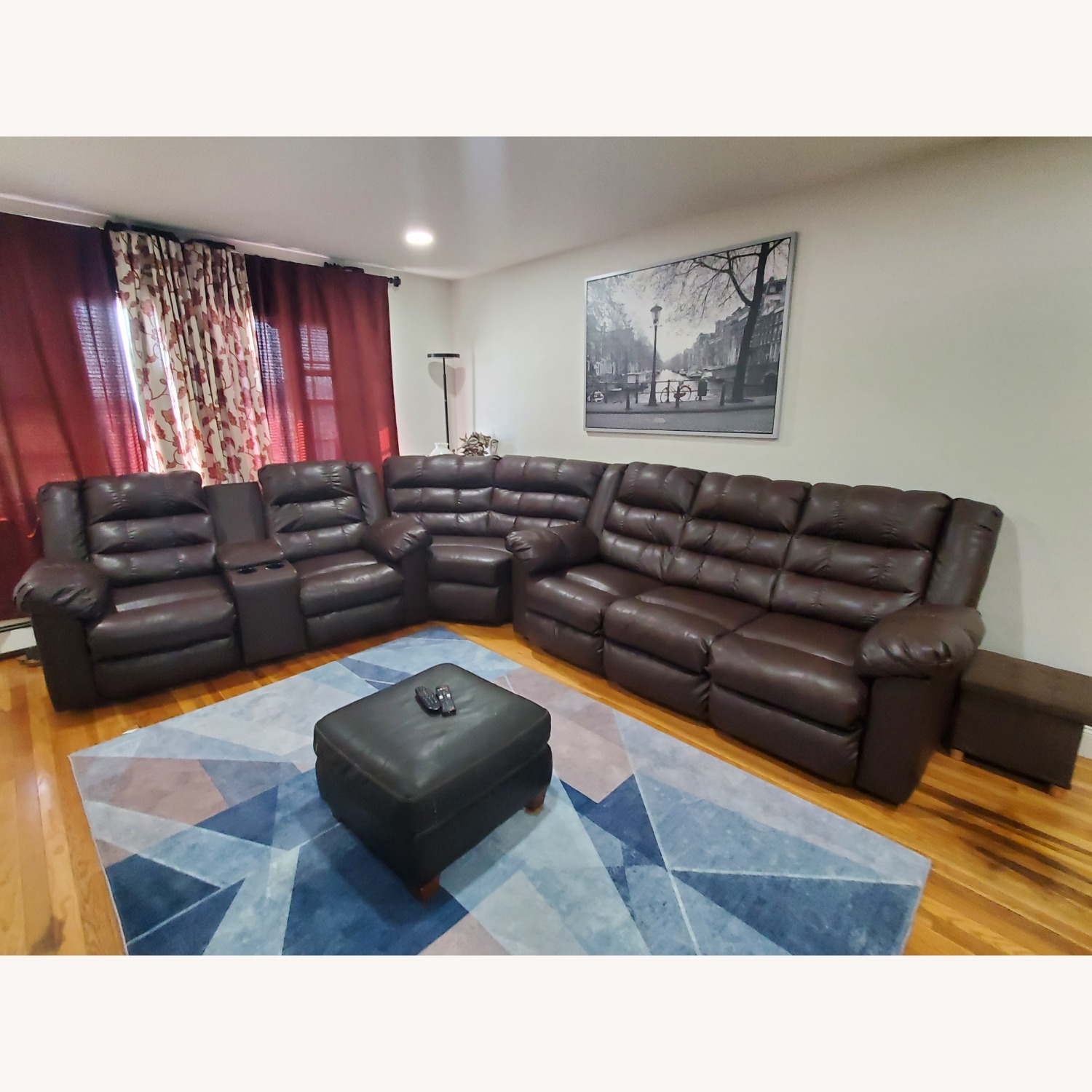 7 Seater Manual Recliner Sofa Set - image-1