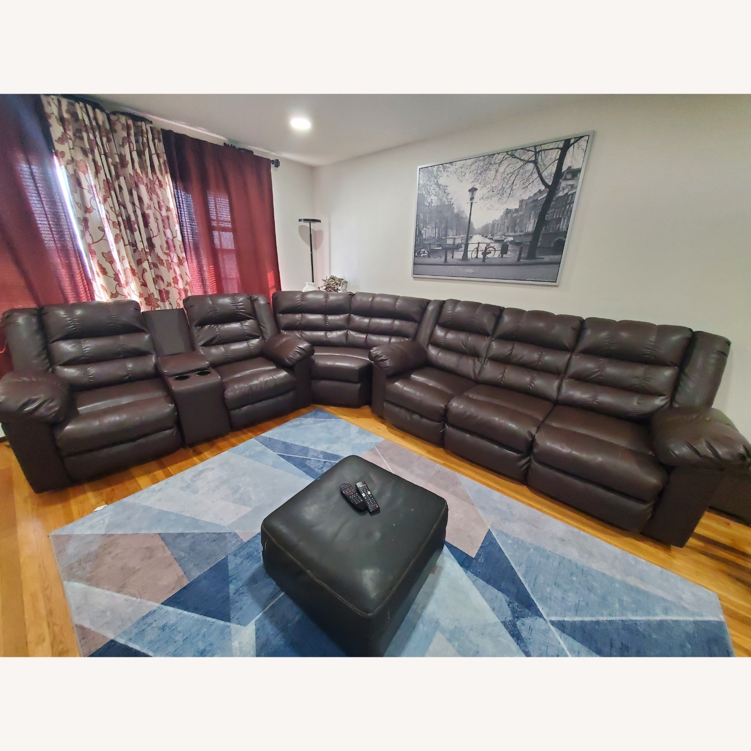 7 Seater Manual Recliner Sofa Set - image-6