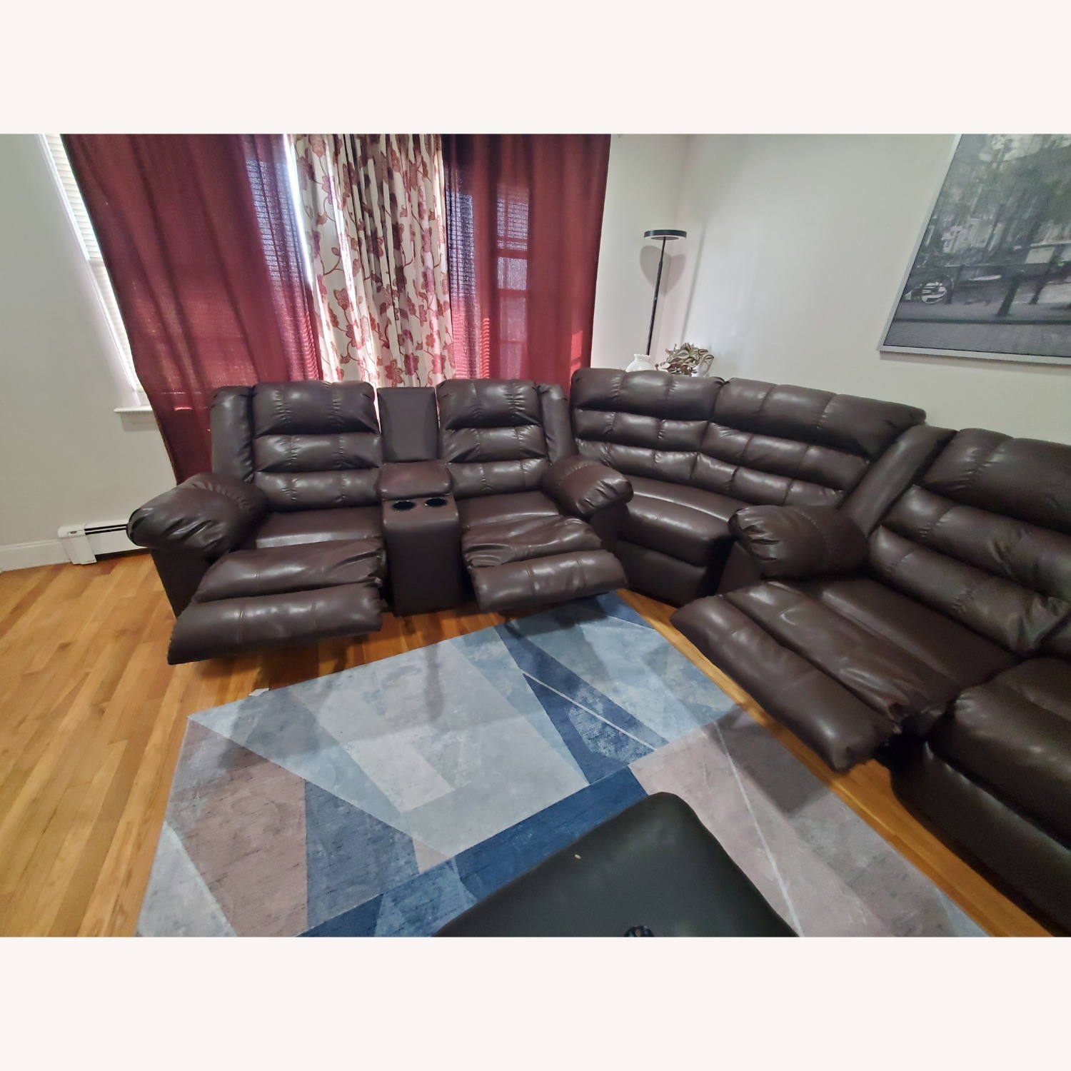 7 Seater Manual Recliner Sofa Set - image-2