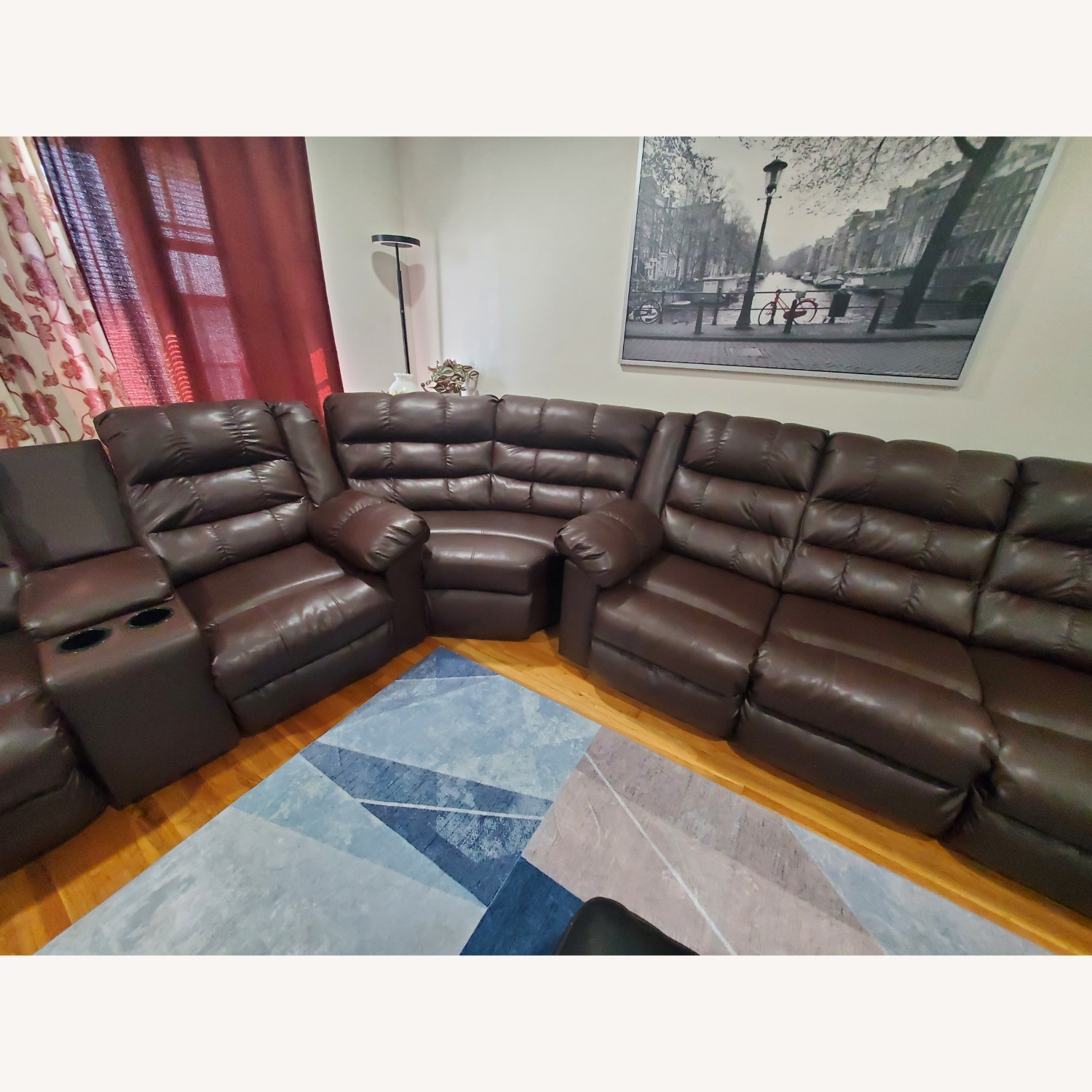7 Seater Manual Recliner Sofa Set - image-7