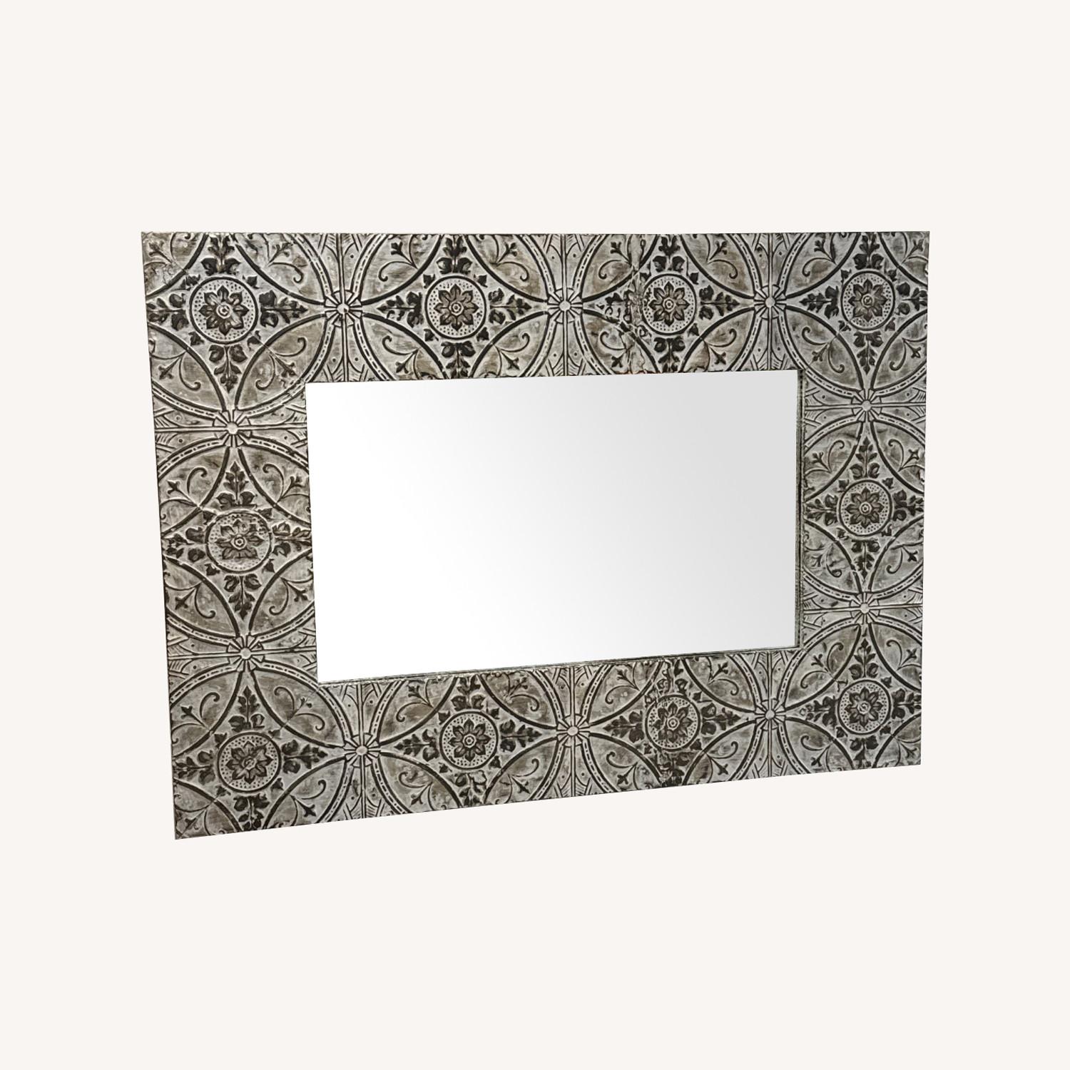 Olde Good Things Vintage One of a Kind Tin Mirror - image-0