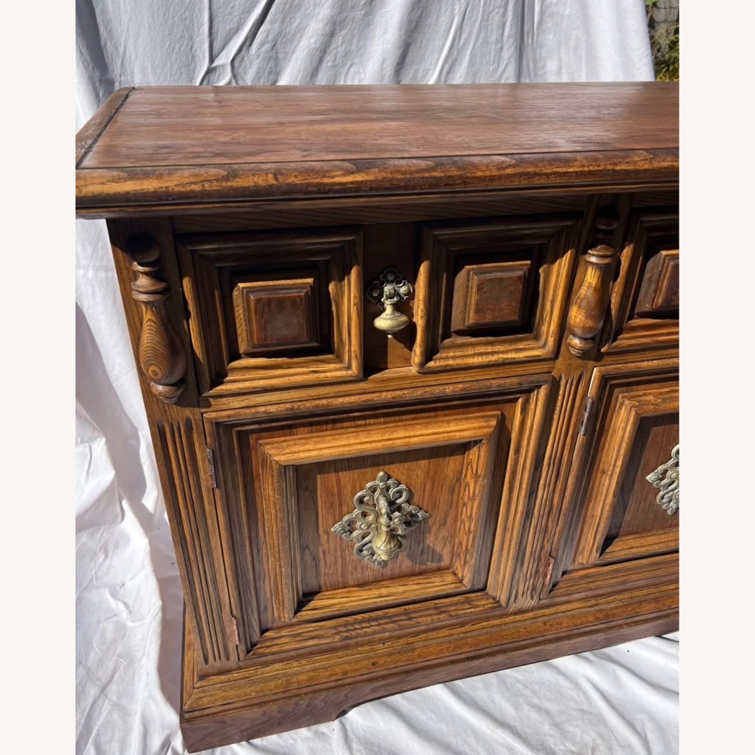 Restored Gibbard Wood Sideboard Original Hardware - image-5