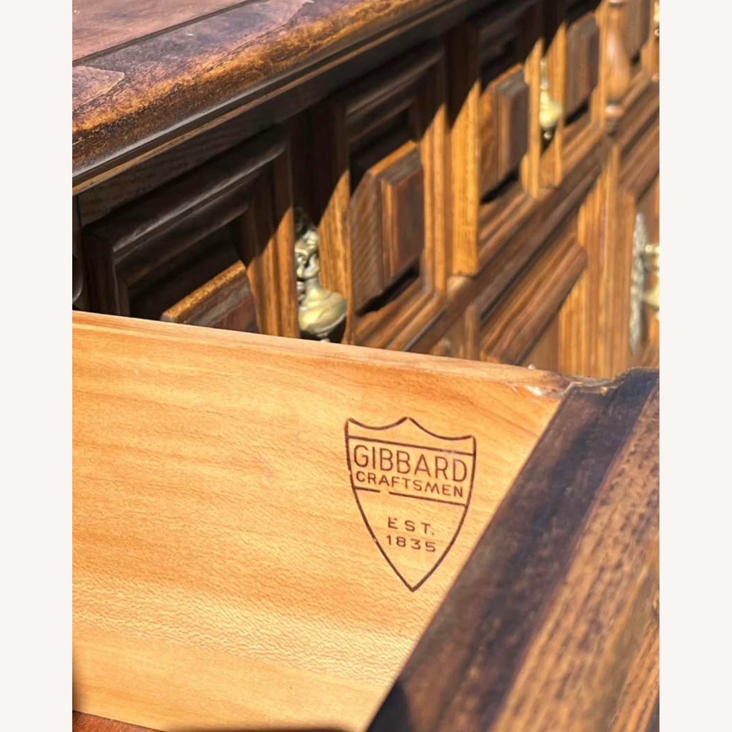 Restored Gibbard Wood Sideboard Original Hardware - image-6