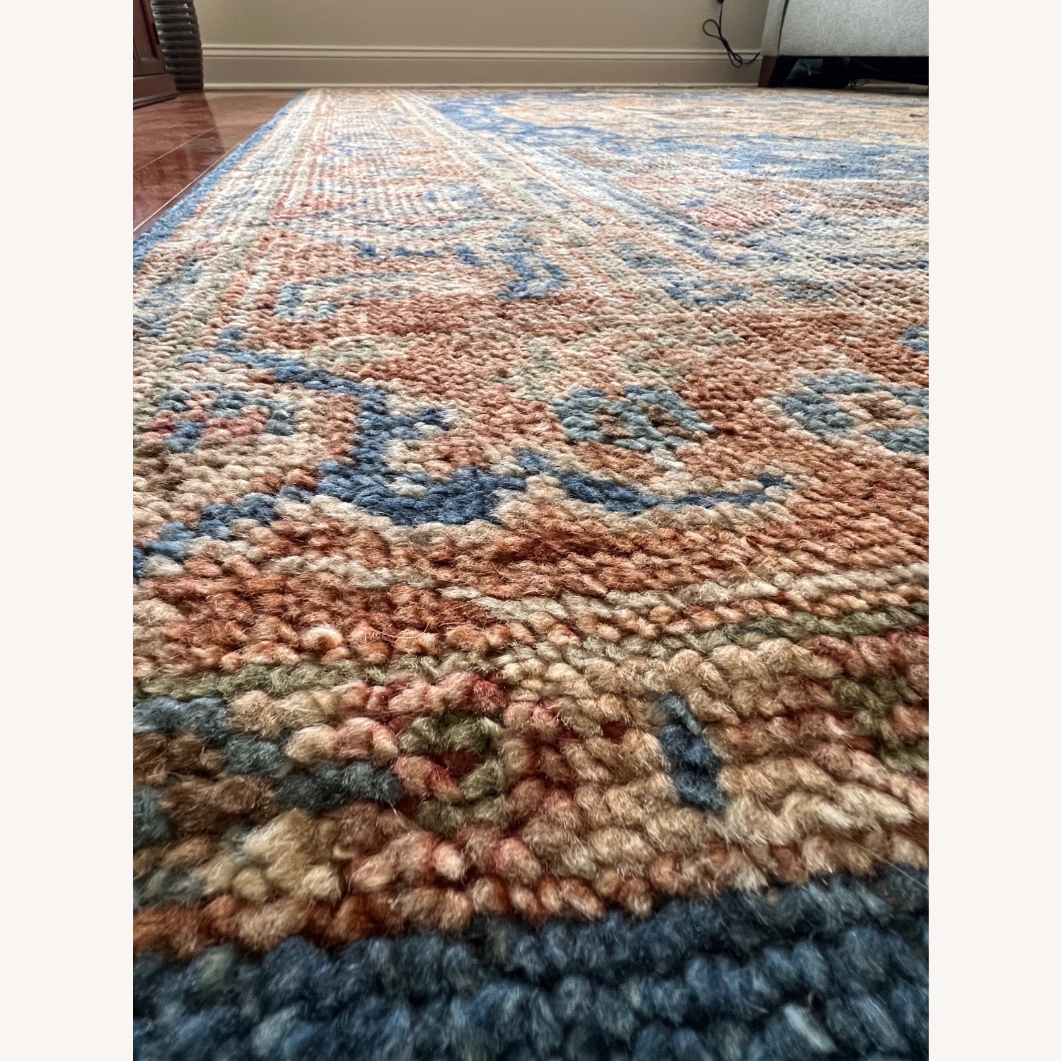 Hand Knotted Wool Rug - AptDeco