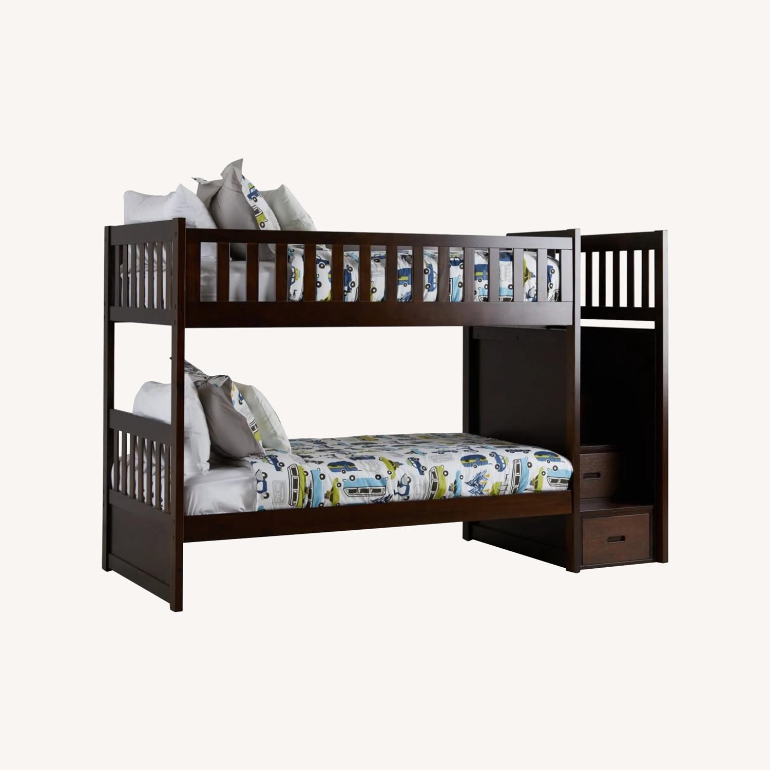 Bailey Dark Tone Bunk Bed - image-0