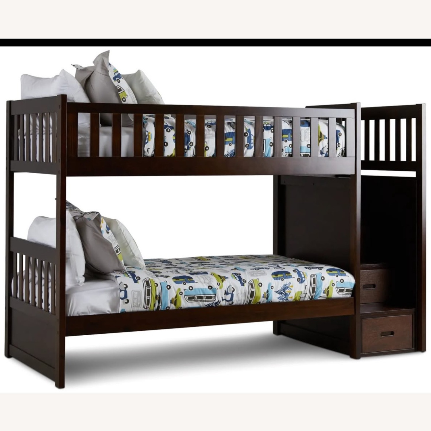 Bailey Dark Tone Bunk Bed - image-1
