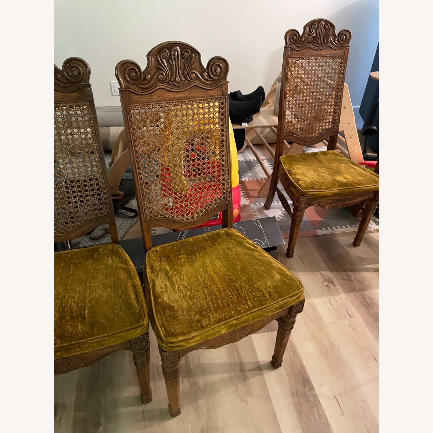 JESSUP Cane Back Dining Chairs - image-5