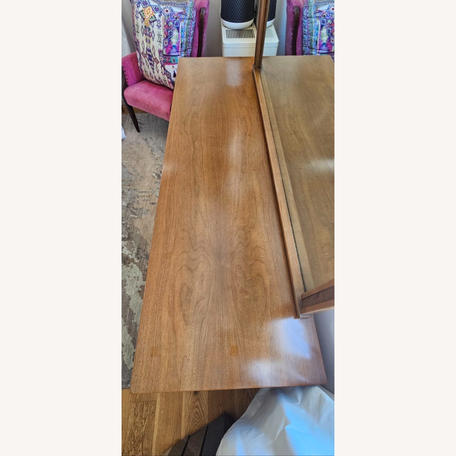 Vintage Midcentury Modern Dresser w Mirror - image-10