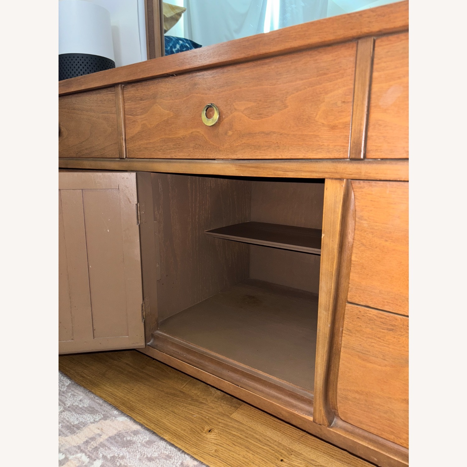 Vintage Midcentury Modern Dresser w Mirror - image-3