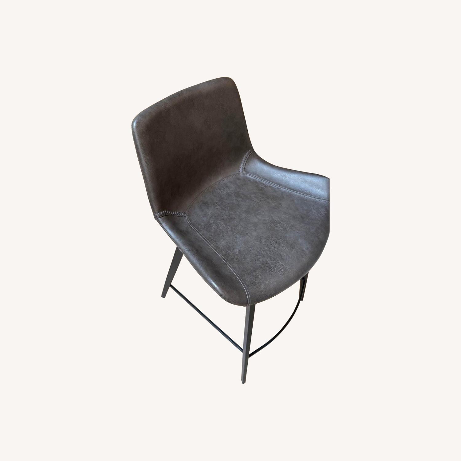 Arhaus Gage Charcoal Grey Counter Stools - image-7