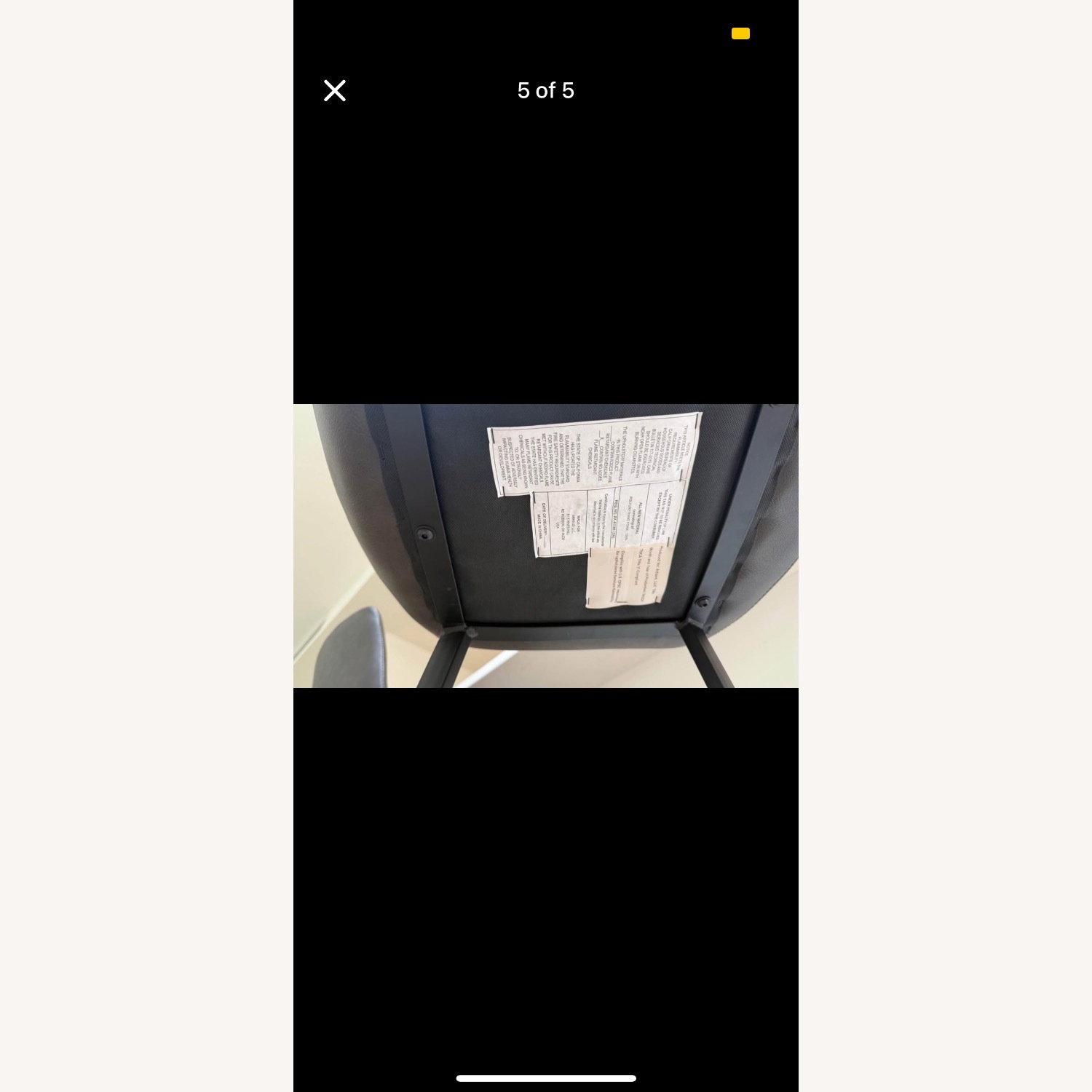 Arhaus Gage Charcoal Grey Counter Stools - image-2