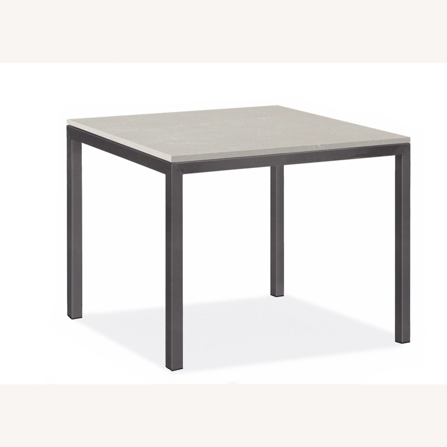 Room & Board Parsons 40" x 40" Table in Light Grey Quartz  - image-3