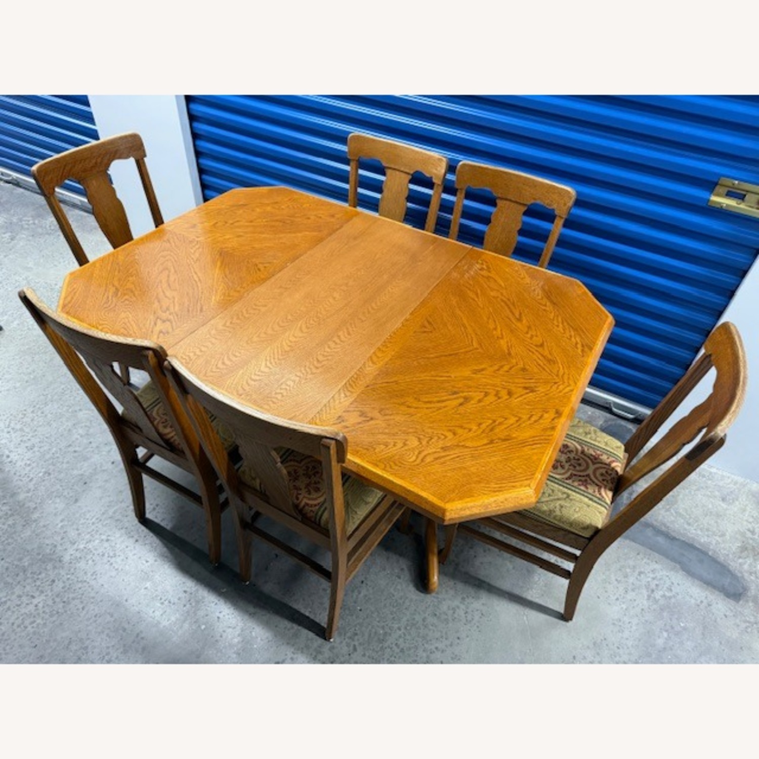 Dining Table Set Expandable with 6 Chairs - image-13