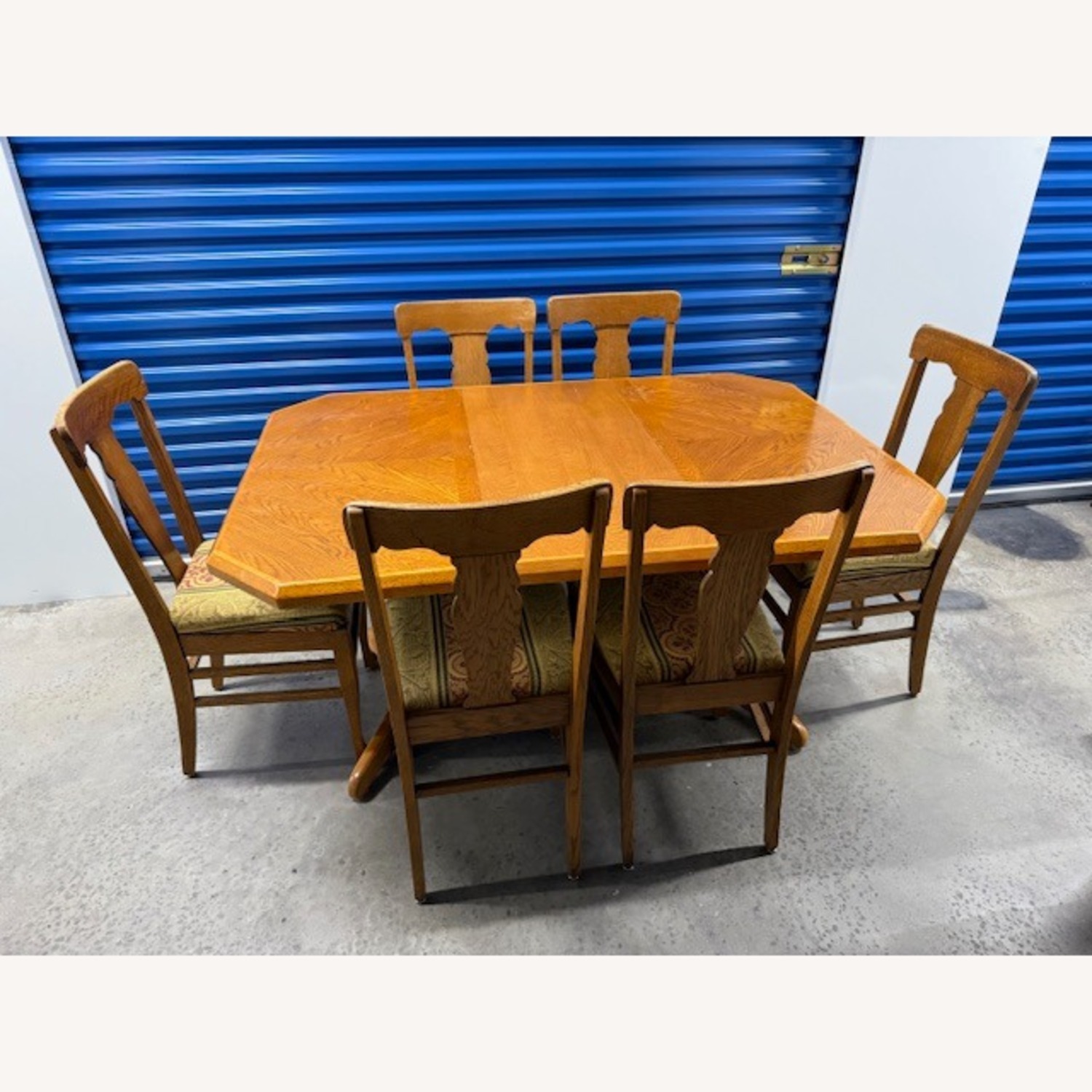 Dining Table Set Expandable with 6 Chairs - image-1