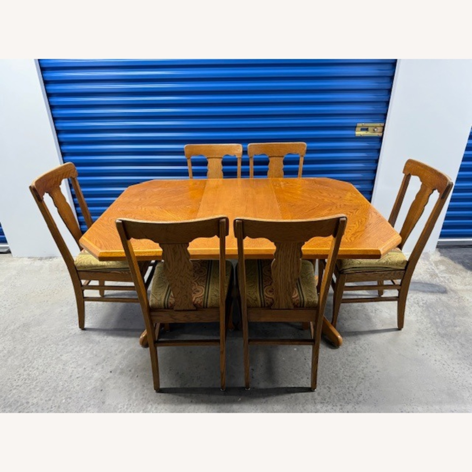 Dining Table Set Expandable with 6 Chairs - image-3