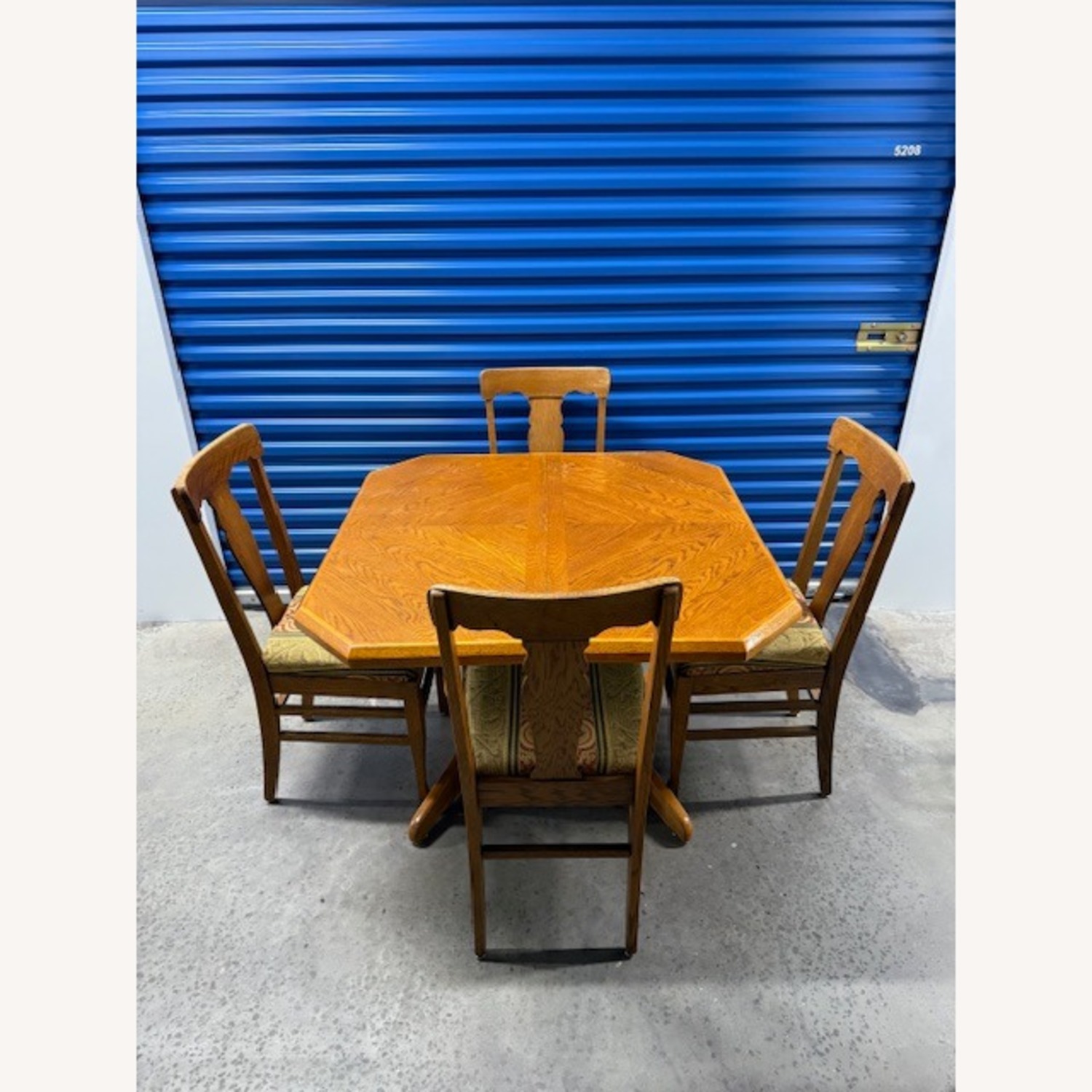 Dining Table Set Expandable with 6 Chairs - image-9