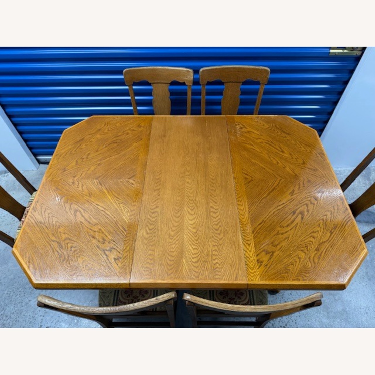 Dining Table Set Expandable with 6 Chairs - image-14