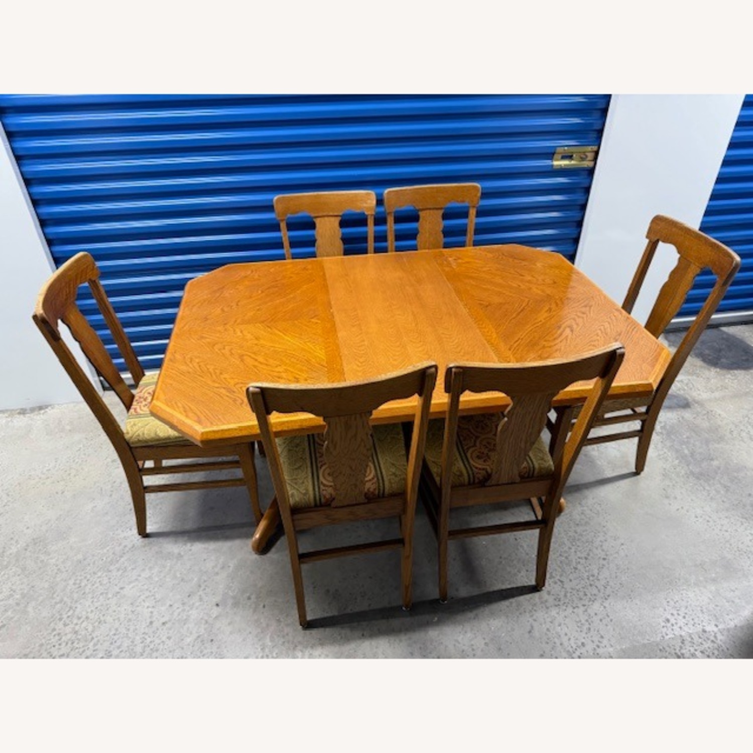 Dining Table Set Expandable with 6 Chairs - image-12