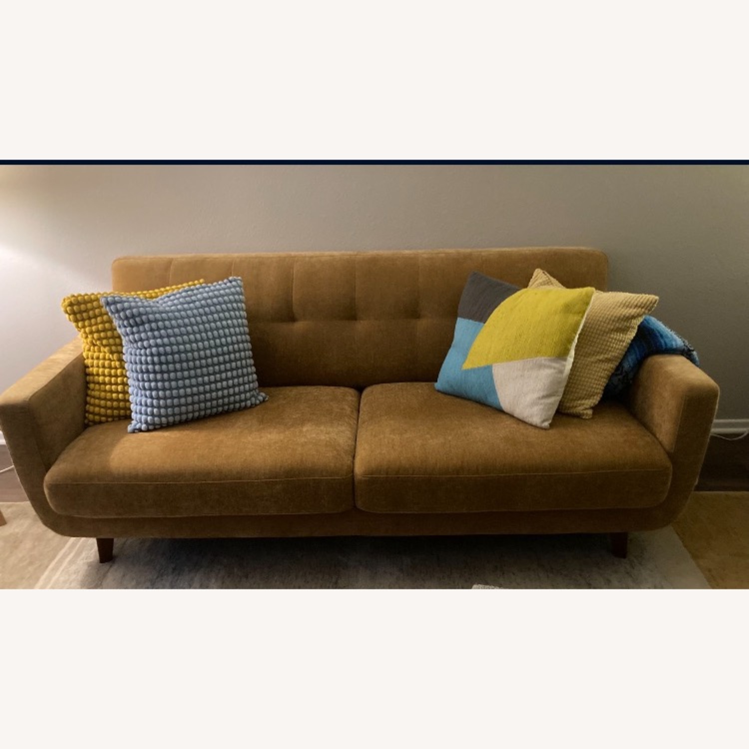 Buttercup　ソファ Allie Buttercup Yellow Fabric 80