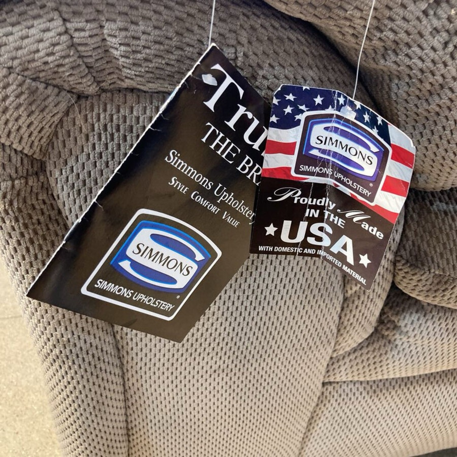 Simmons 3-Seat Cozy Chenille Sofa - image-9