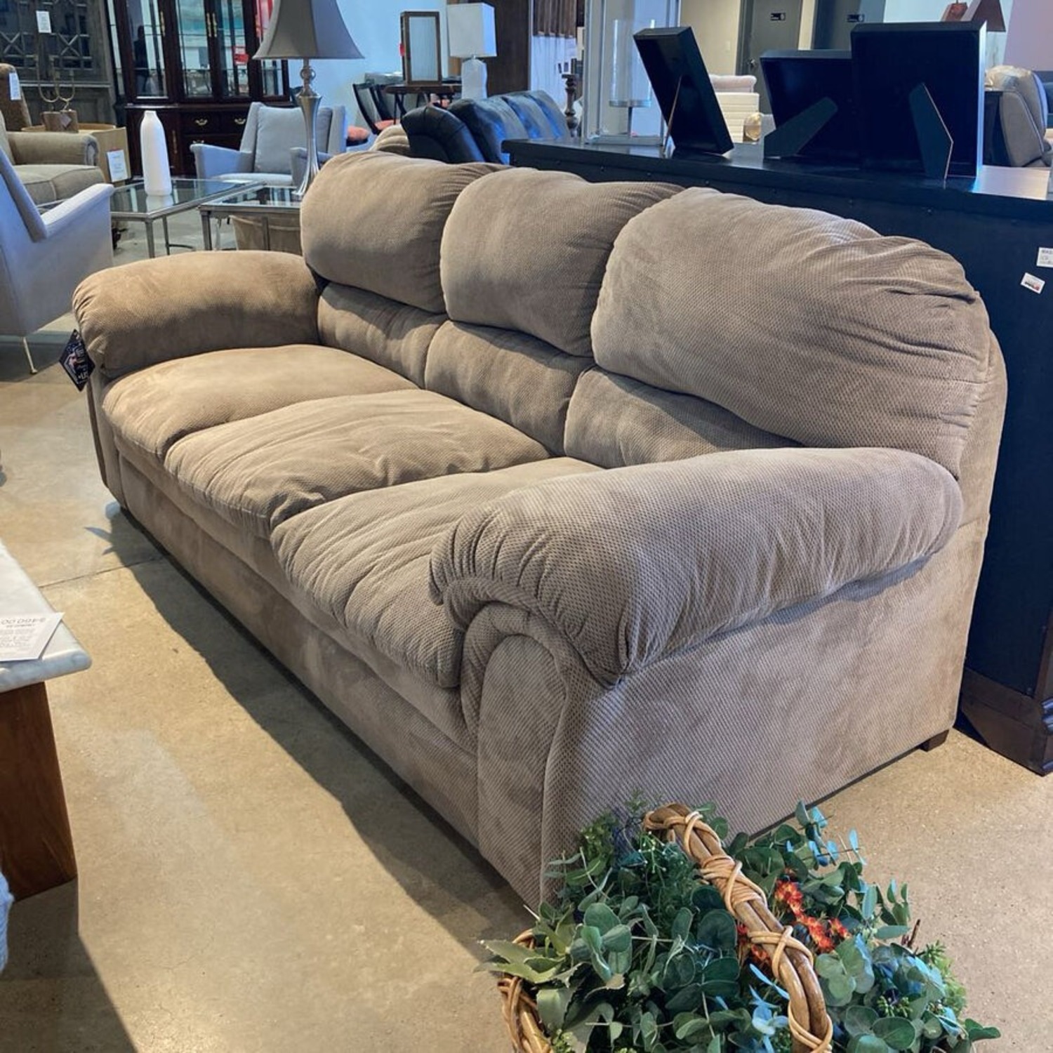 Simmons 3-Seat Cozy Chenille Sofa - image-2