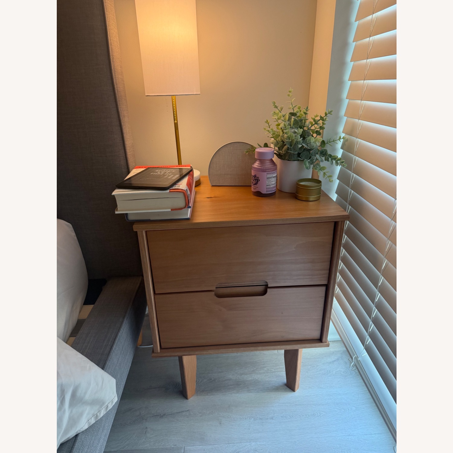 Wayfair Set of 2 Solid Wood 2-Drawer Nightstands - image-1