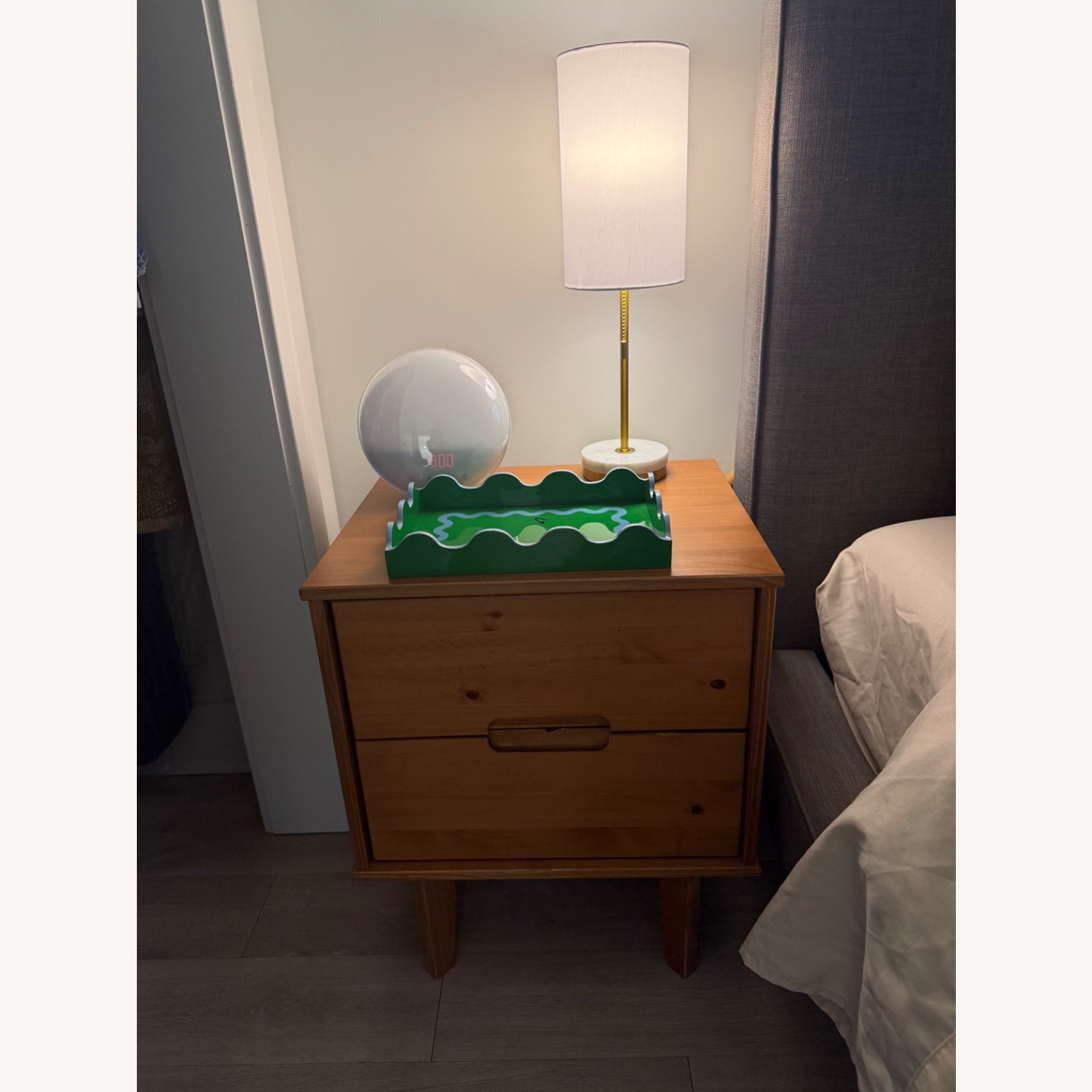 Wayfair Set of 2 Solid Wood 2-Drawer Nightstands - image-2