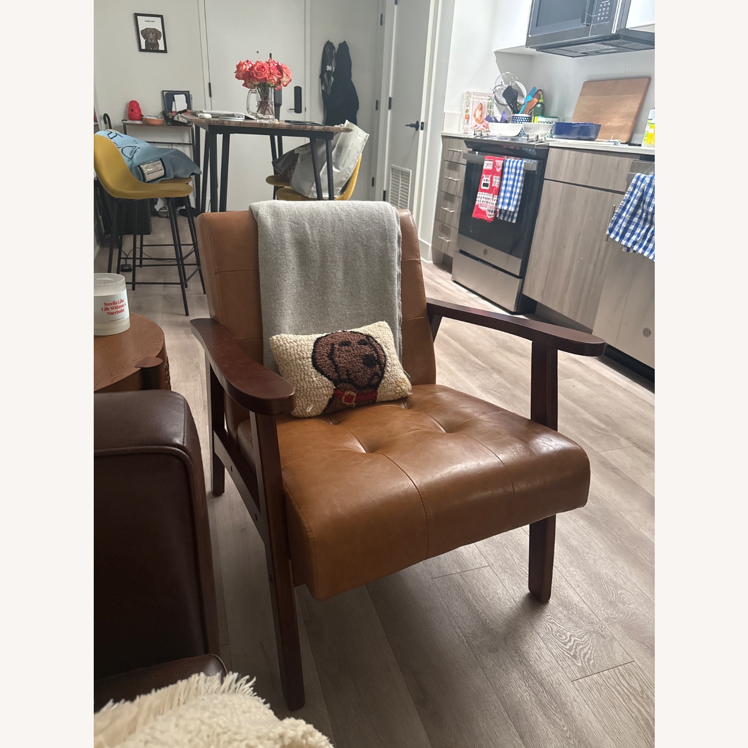 Wayfair Set of 2 Mid-Century Modern Armchairs - image-3