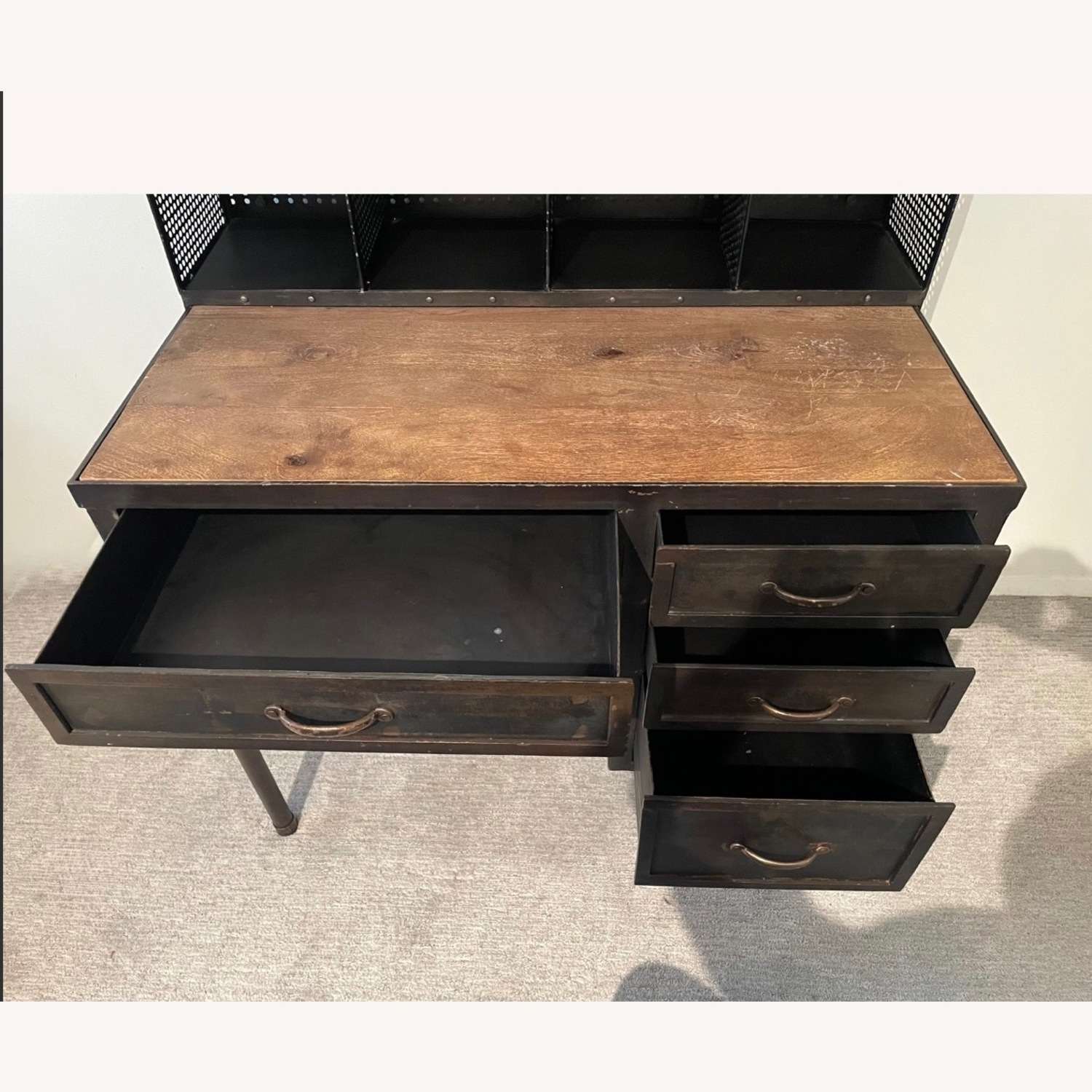 Restoration Hardware Vintage Apothecary Shop Desk - image-4