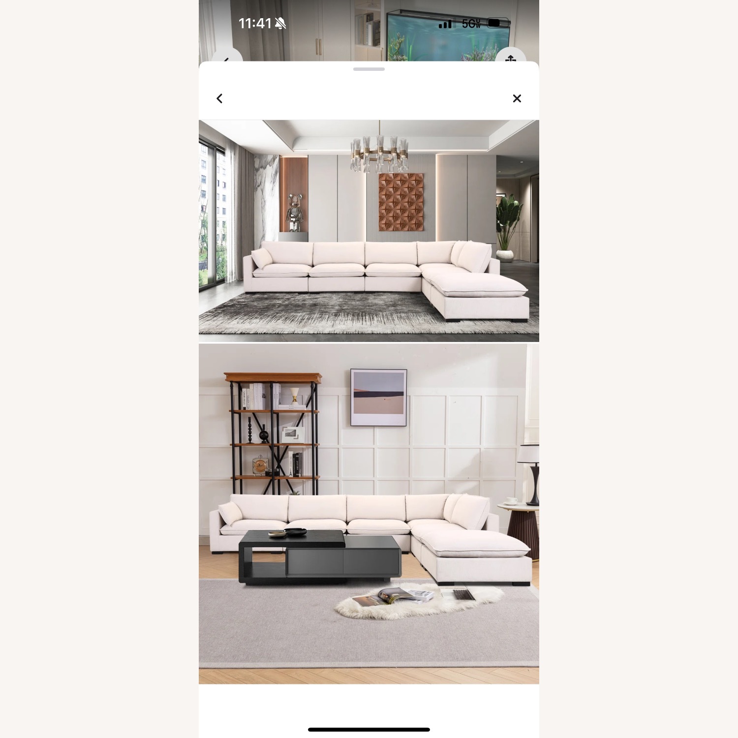 Yunet 6 - Piece Upholstered Sectional - image-4