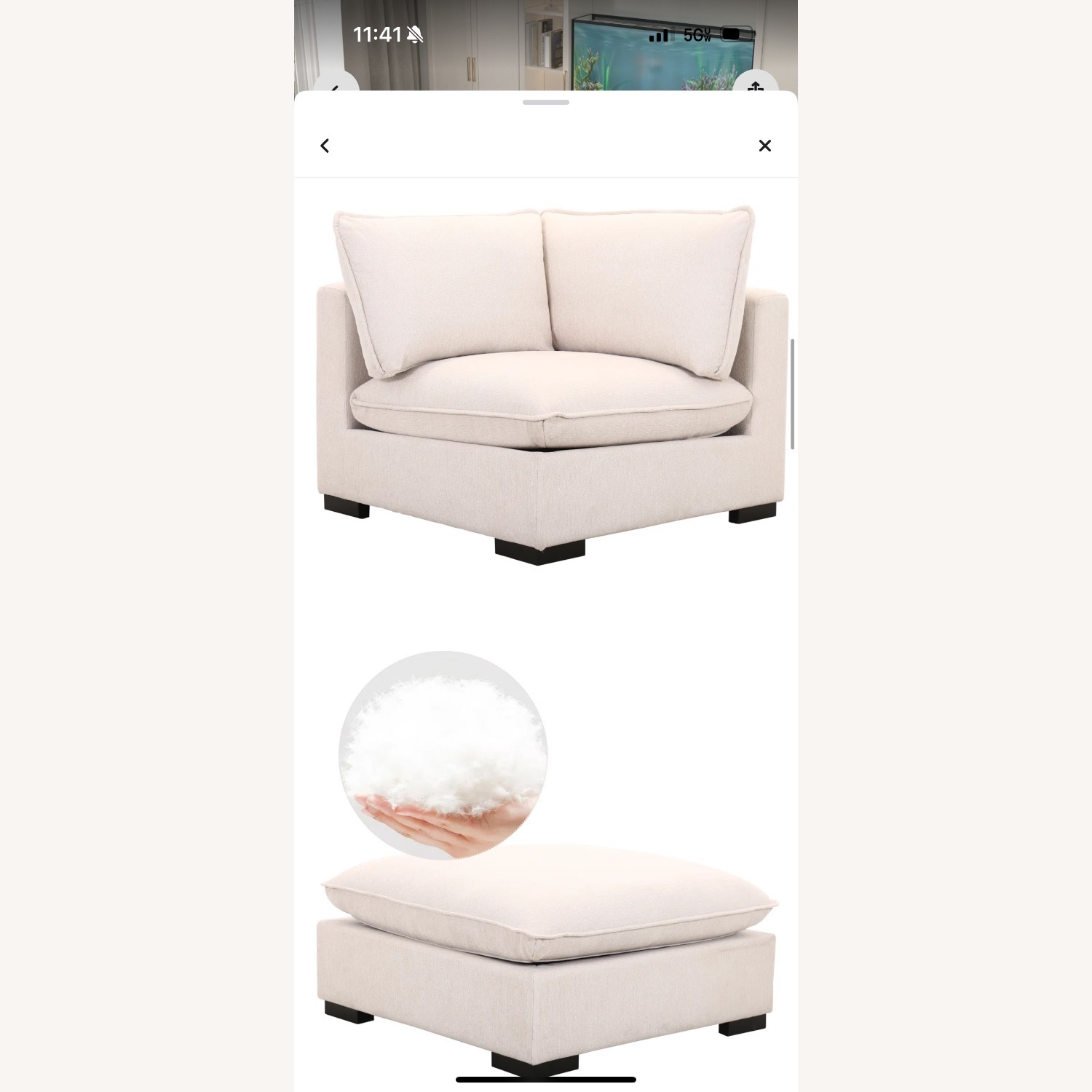 Yunet 6 - Piece Upholstered Sectional - image-2