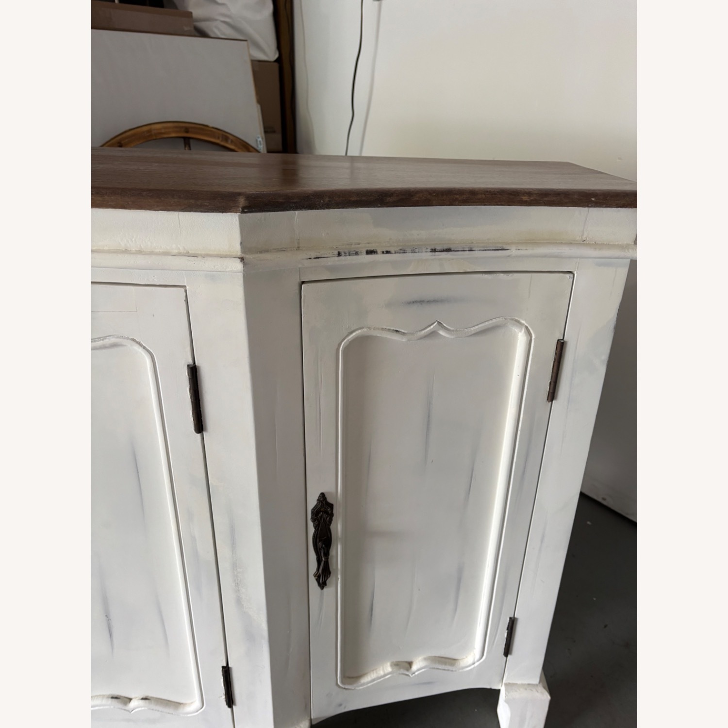 Magnolia White Wood Sideboard - image-1