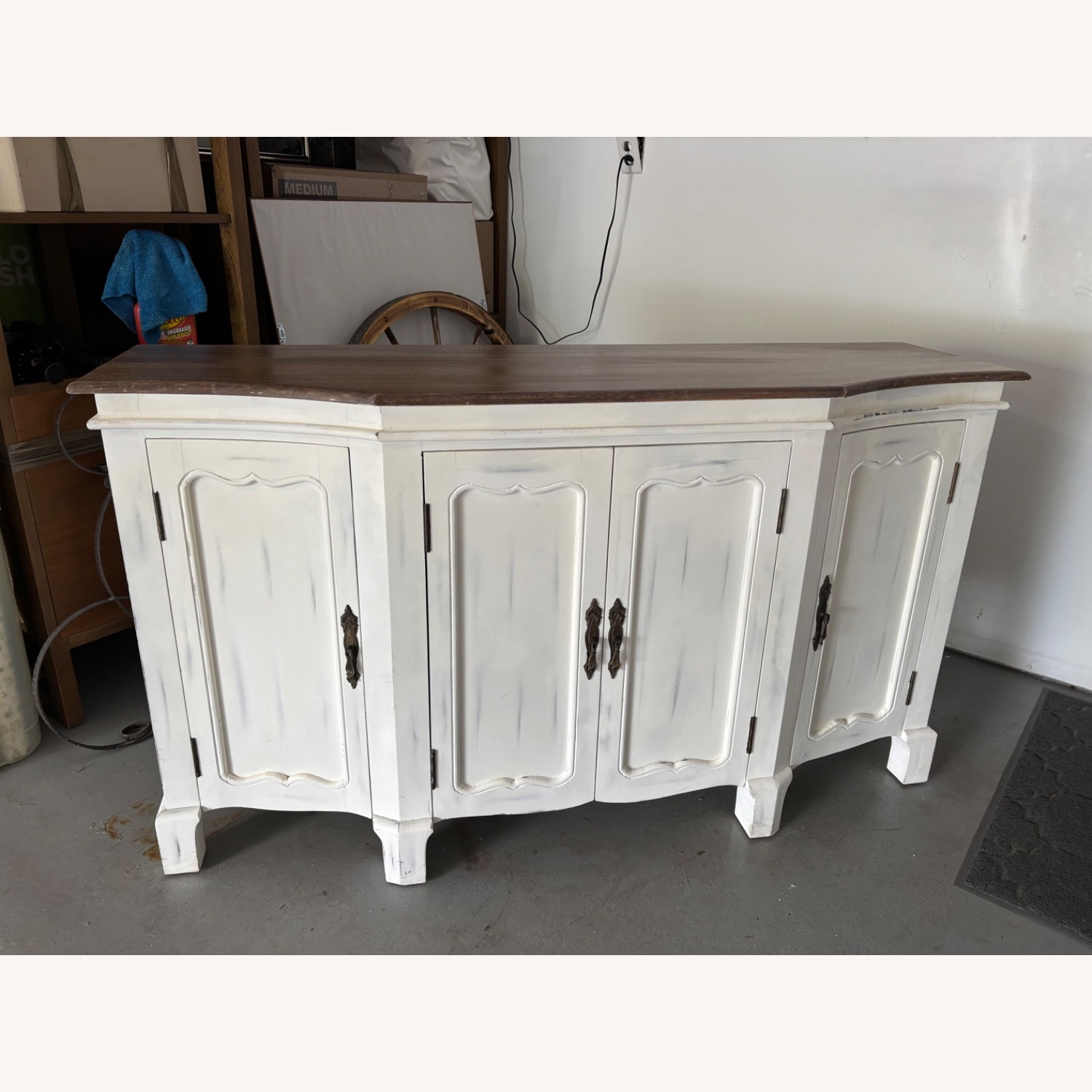 Magnolia White Wood Sideboard - image-5