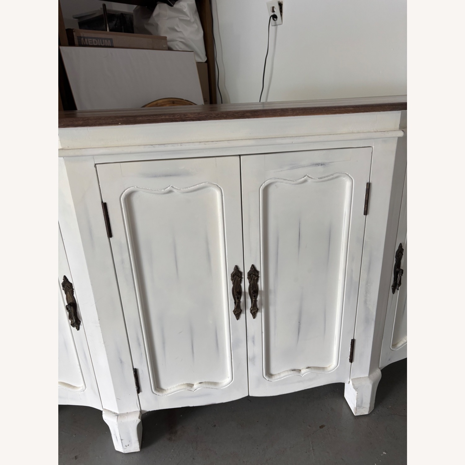 Magnolia White Wood Sideboard - image-2