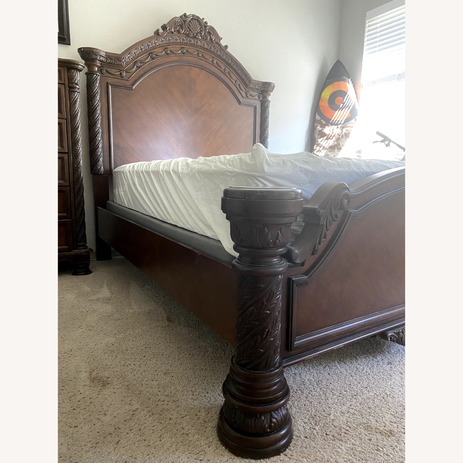 North Shore Wooden Queen Bed Frame - image-1