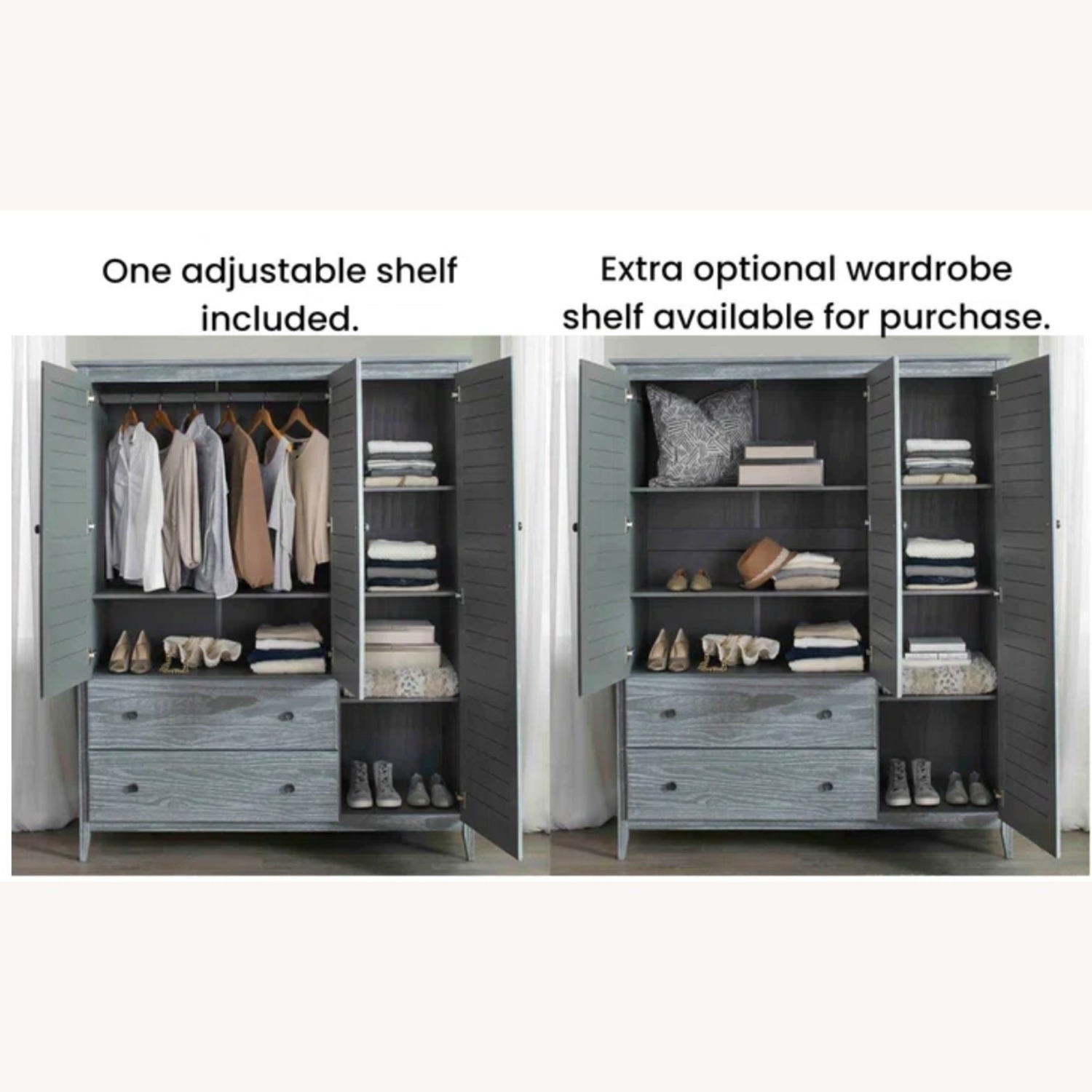 Greenport Solid Wood Armoire - image-3