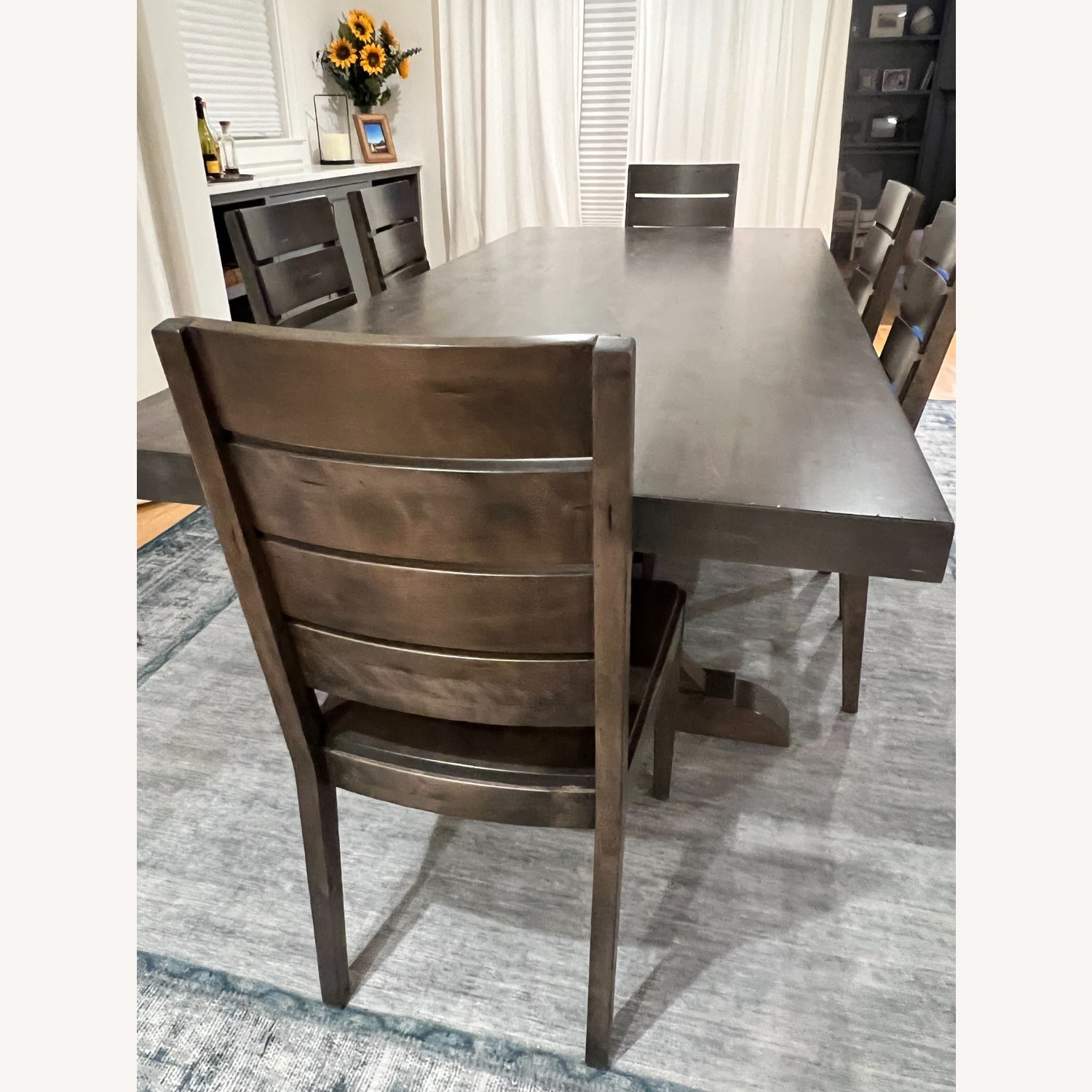 Jordan's Furniture 10ft Dining Table - image-6