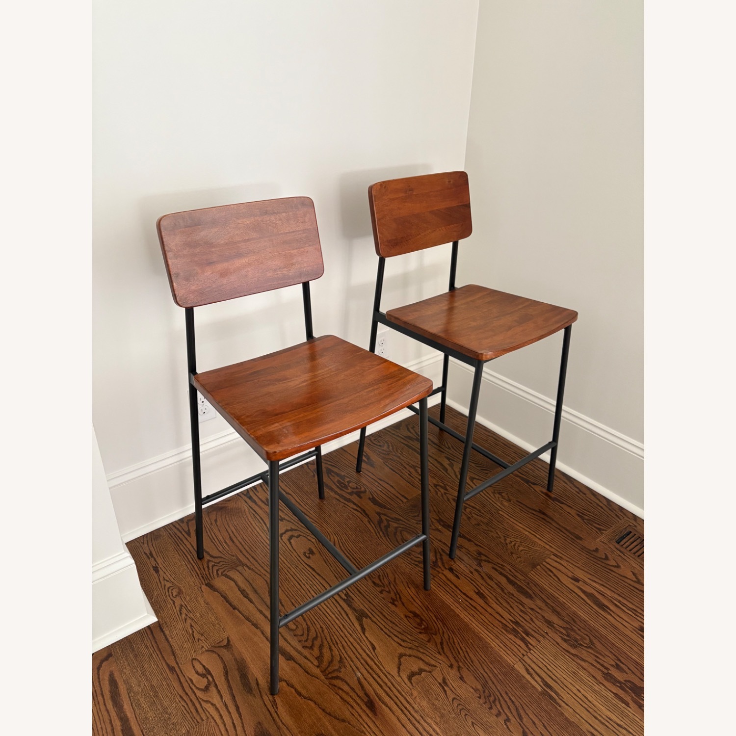West Elm Augusta Rustic Counter Stool, Set of 2 - image-2