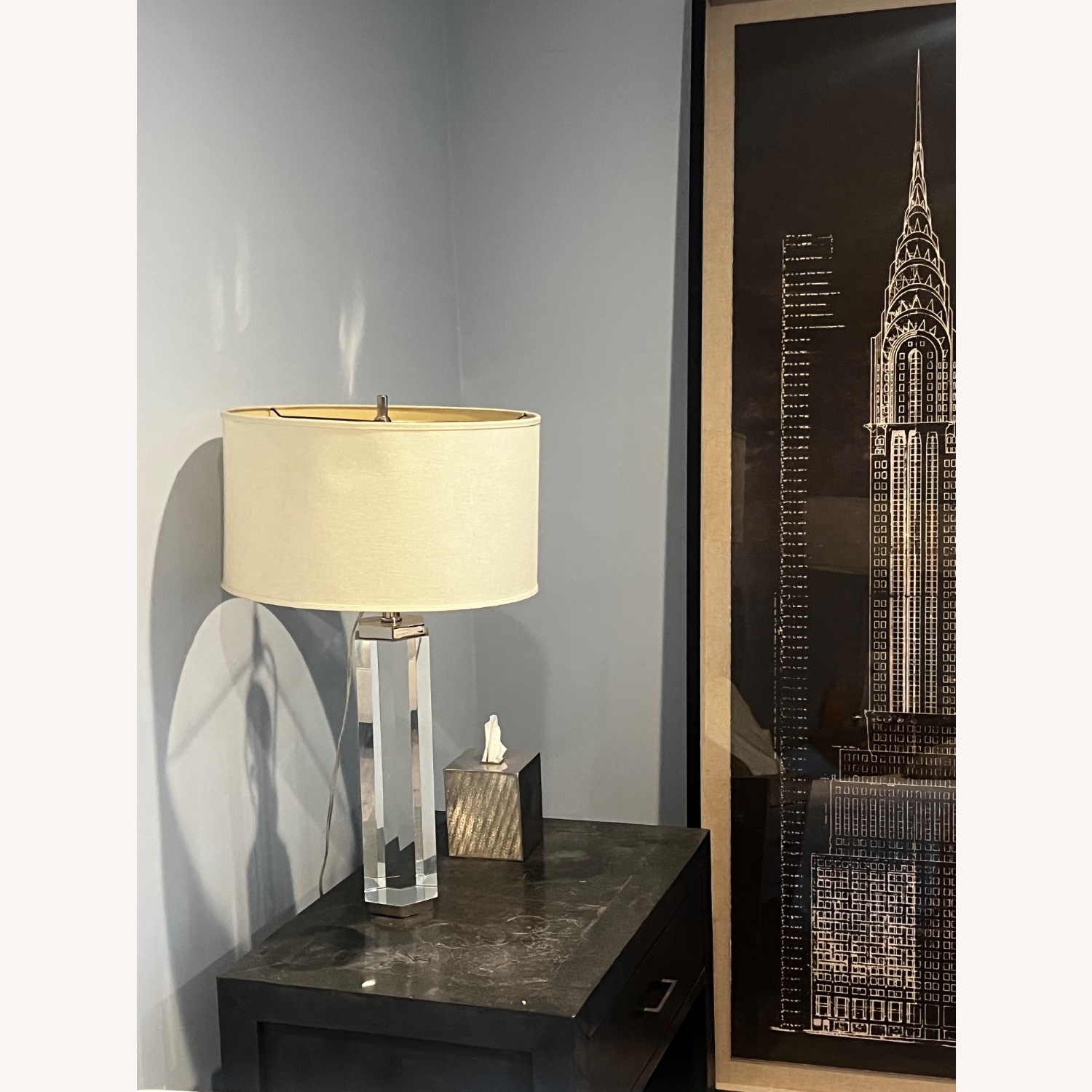 RH Hexagonal Column Crystal Table Lamp - image-2